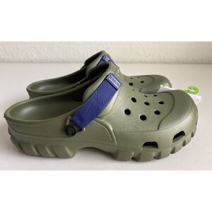 Crocs Offroad Sport Clog Army Green Blue Unisex Men’s Sz 9 Women’s 11 NEW